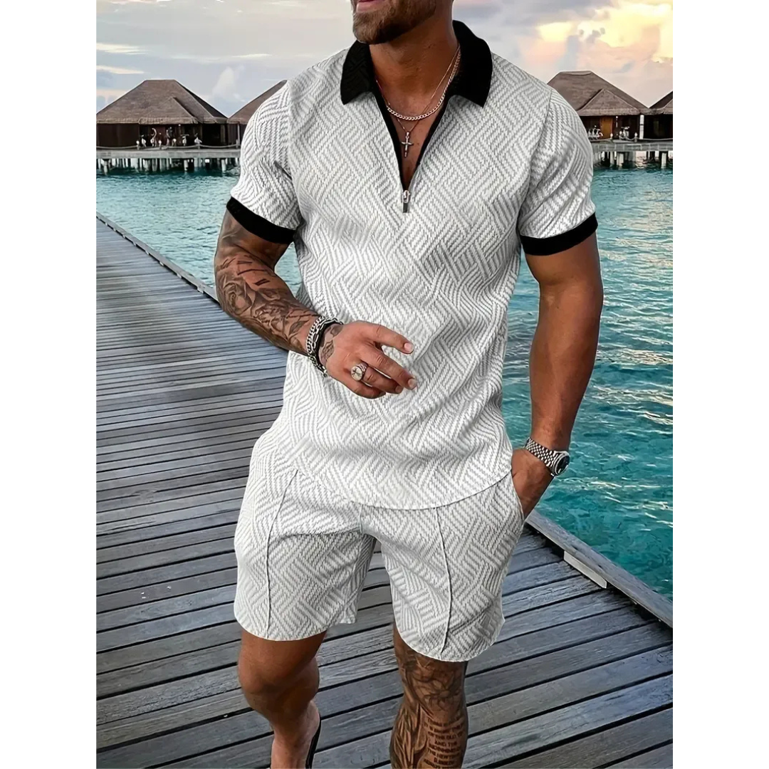 Lio | Herren Sommer Set Poloshirt Shorts