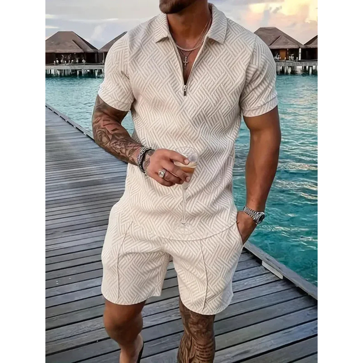 Lio | Herren Sommer Set Poloshirt Shorts