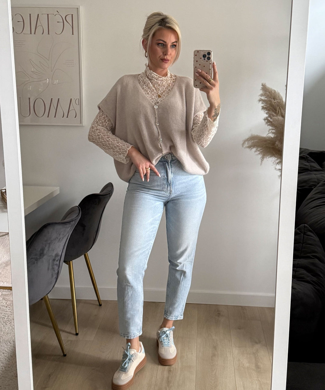 Spitzen Oberteil Julia Cremeweiß Ladypolitan ♡