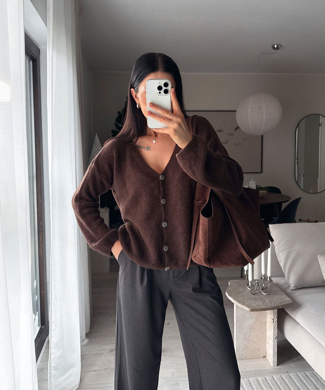 Cardigan Liz Dunkelbraun Ladypolitan ♡