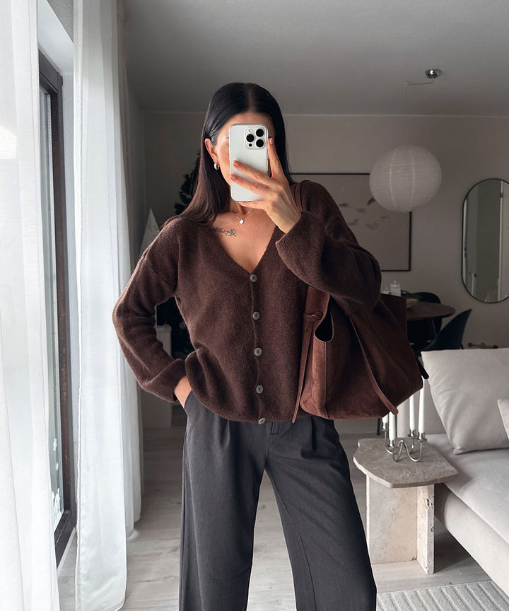 Cardigan Liz Dunkelbraun Ladypolitan ♡