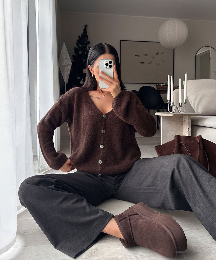 Cardigan Liz Dunkelbraun Ladypolitan ♡