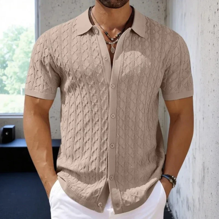 Lorenz | Herren Poloshirt Für Sommer Mit Knopfleiste