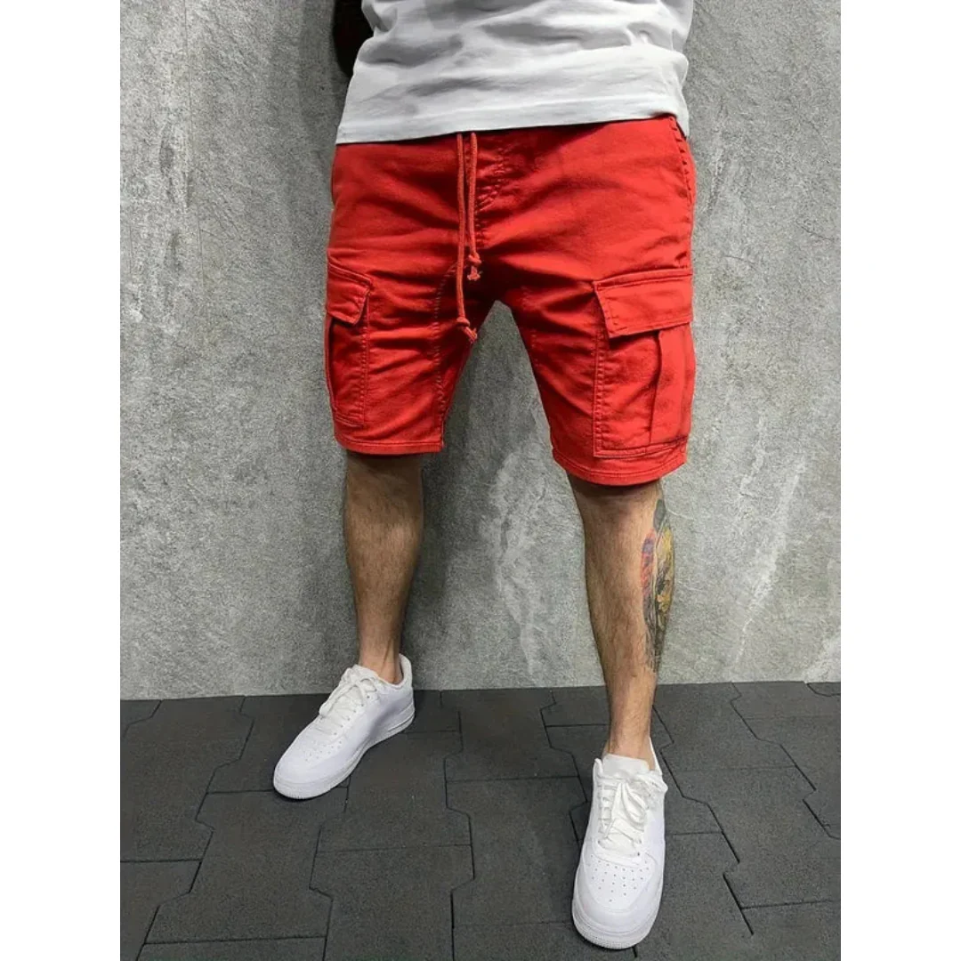 Lothar | Herren Cargo Shorts Für Strand Mit Kordelzug