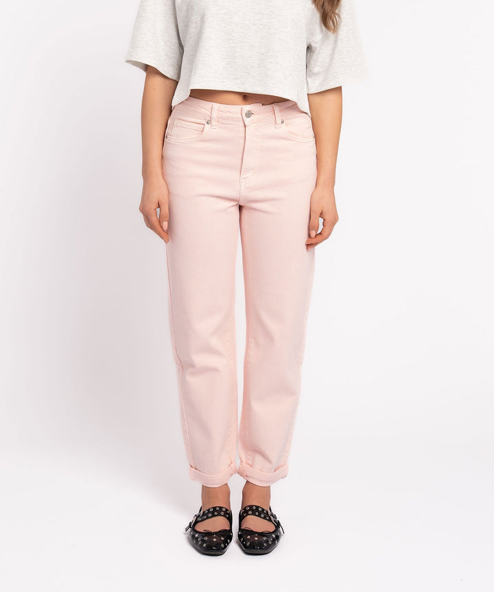 Stretch Mom Jeans Leava Rosa Ladypolitan ♡