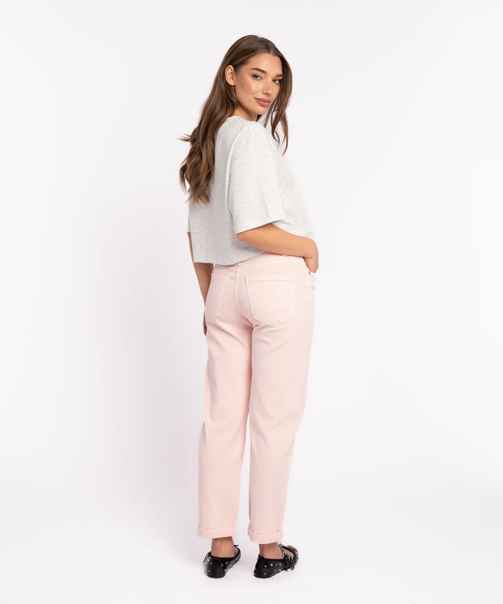 Stretch Mom Jeans Leava Rosa Ladypolitan ♡