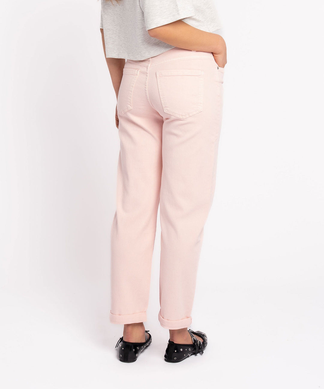 Stretch Mom Jeans Leava Rosa Ladypolitan ♡
