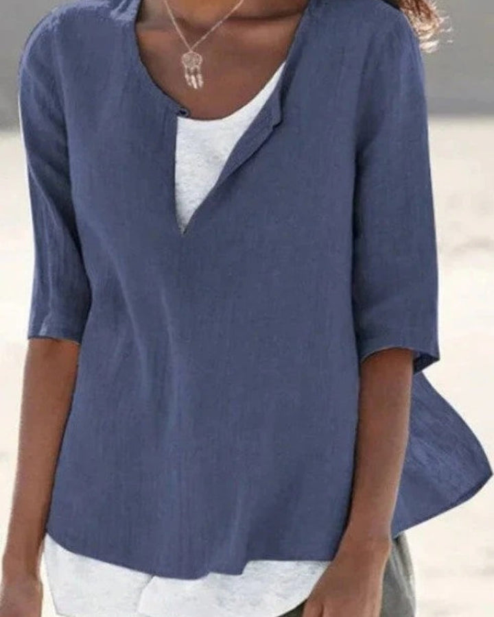 Luftige Bluse für Damen | Lagenlook