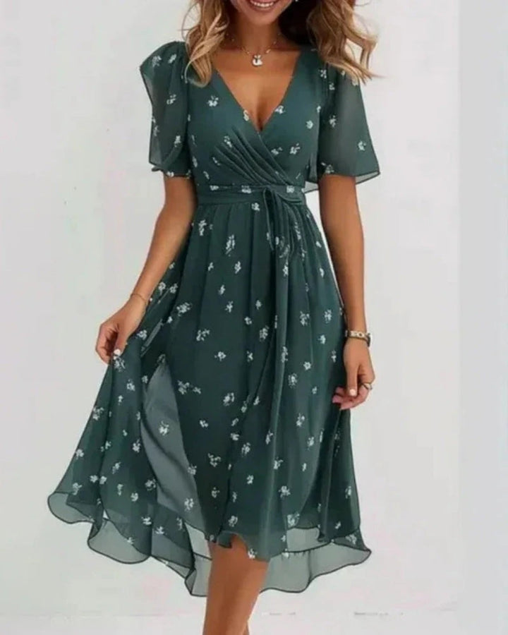 Cocktail Sommerkleid Damen | Midi