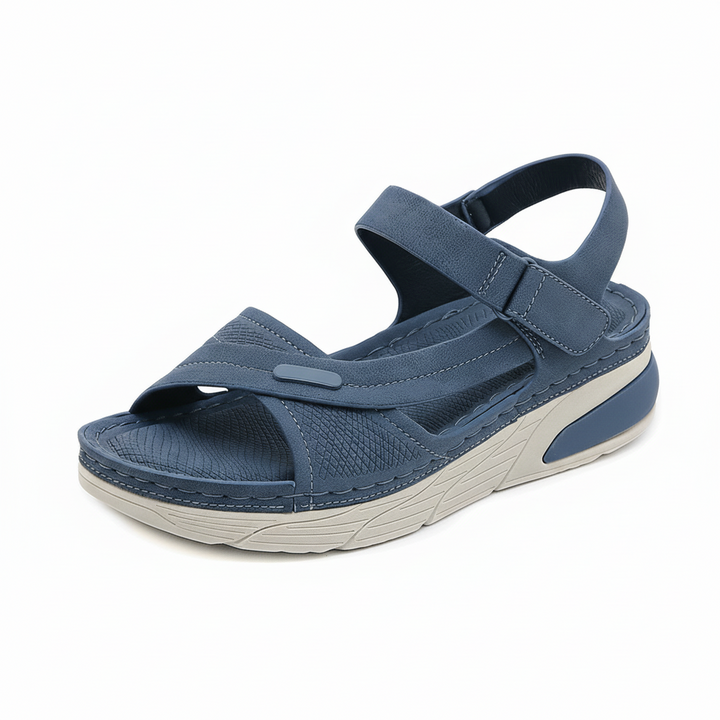 Orthopädische Sandalen für Damen | Breite Zehenbox, Fußgewölbestütze