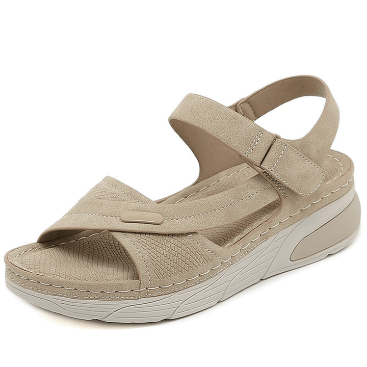 Orthopädische Sandalen für Damen | Breite Zehenbox, Fußgewölbestütze