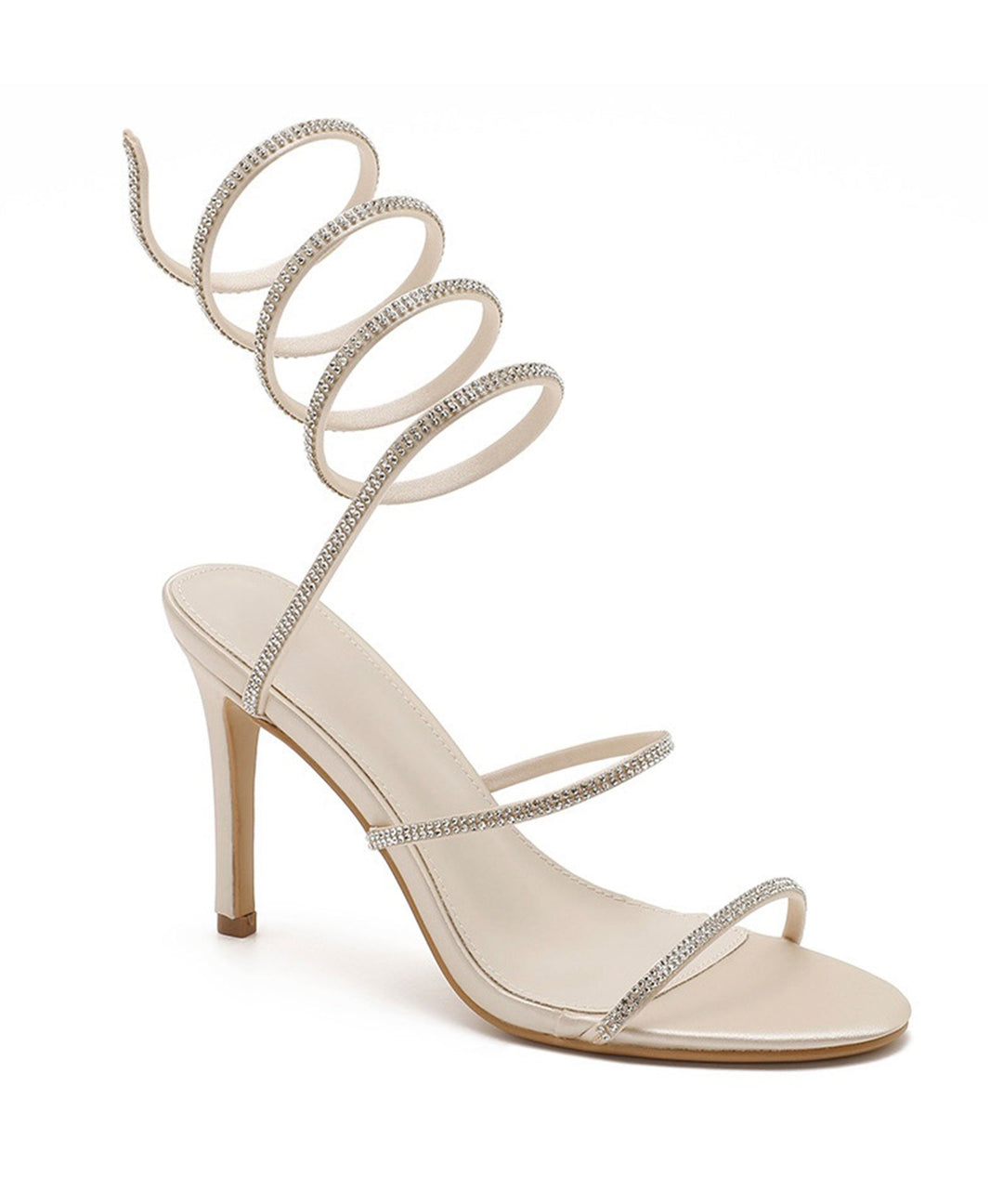 Heels Mala Strass Weiß