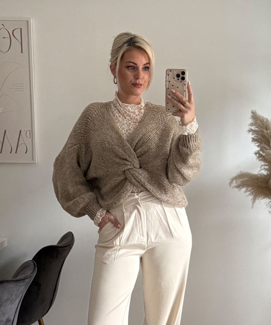 Spitzen Oberteil Julia Cremeweiß Ladypolitan ♡