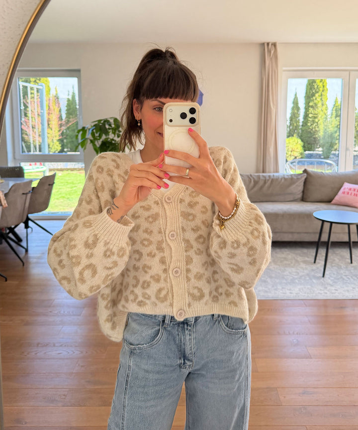 Cardigan Malina Leo Beige