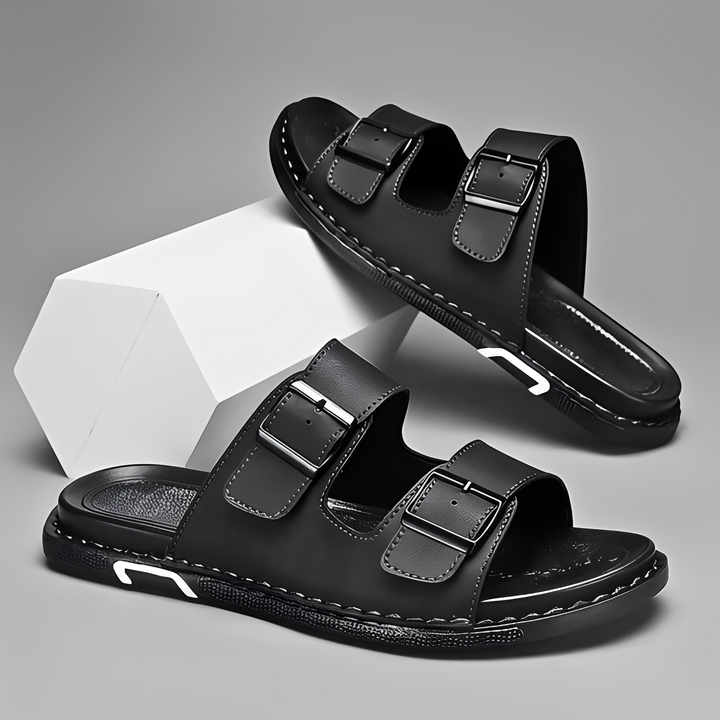 Marcello - Moderne Herren-Sandalen mit Zweiriemen-Design