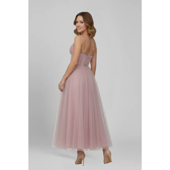 Mareike | Damen Maxikleid Für Abend Mit Bandeau