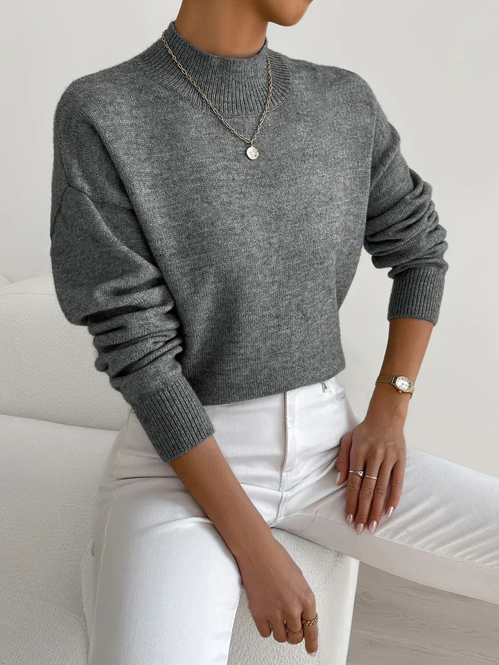 Elke | Damen Eleganter Rollkragenpullover