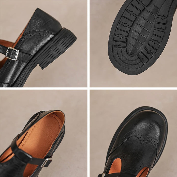 Eleganter Loafer Damen flach mit Riemen