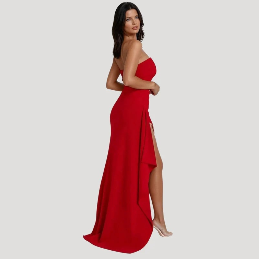 Mechthilde | Damen Kleid Maxi Für Hochzeitsgast Für Anlass