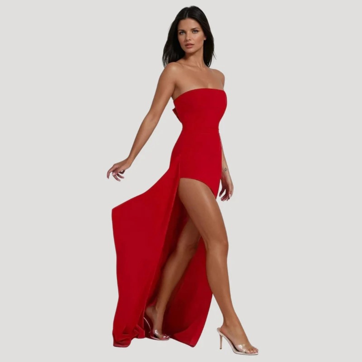 Mechthilde | Damen Kleid Maxi Für Hochzeitsgast Für Anlass