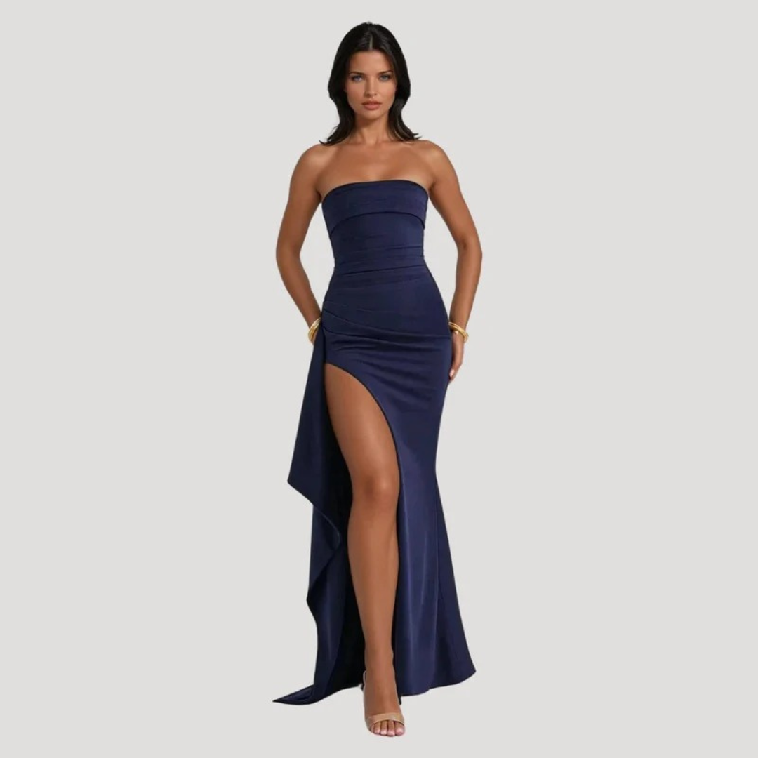 Mechthilde | Damen Kleid Maxi Für Hochzeitsgast Für Anlass