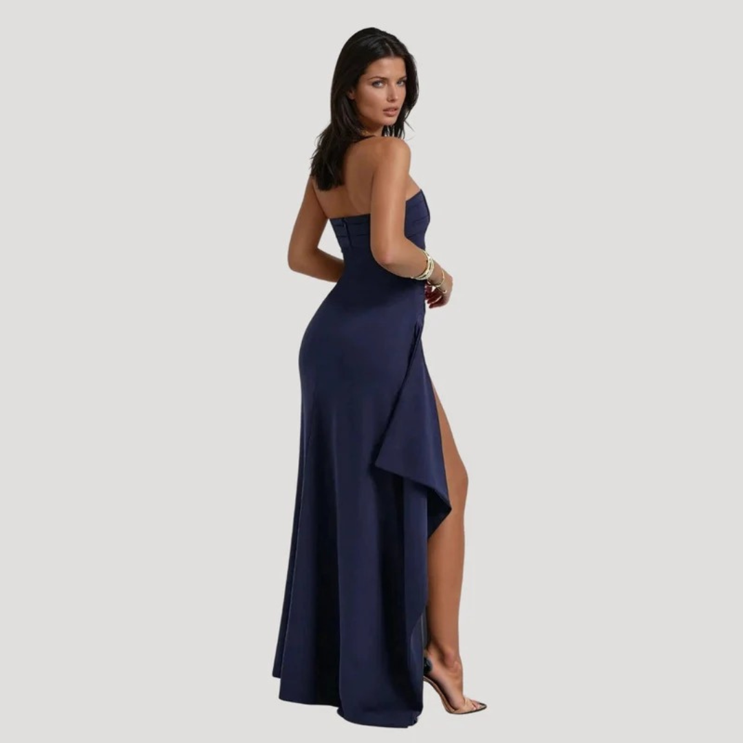 Mechthilde | Damen Kleid Maxi Für Hochzeitsgast Für Anlass