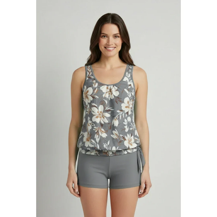 Melissa | Damen Tankini Set Sommer Badeshorts Sportlich
