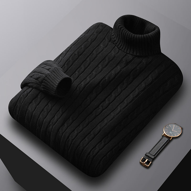 Florian | Herren Strickjacke mit Kragen und Knopfleiste