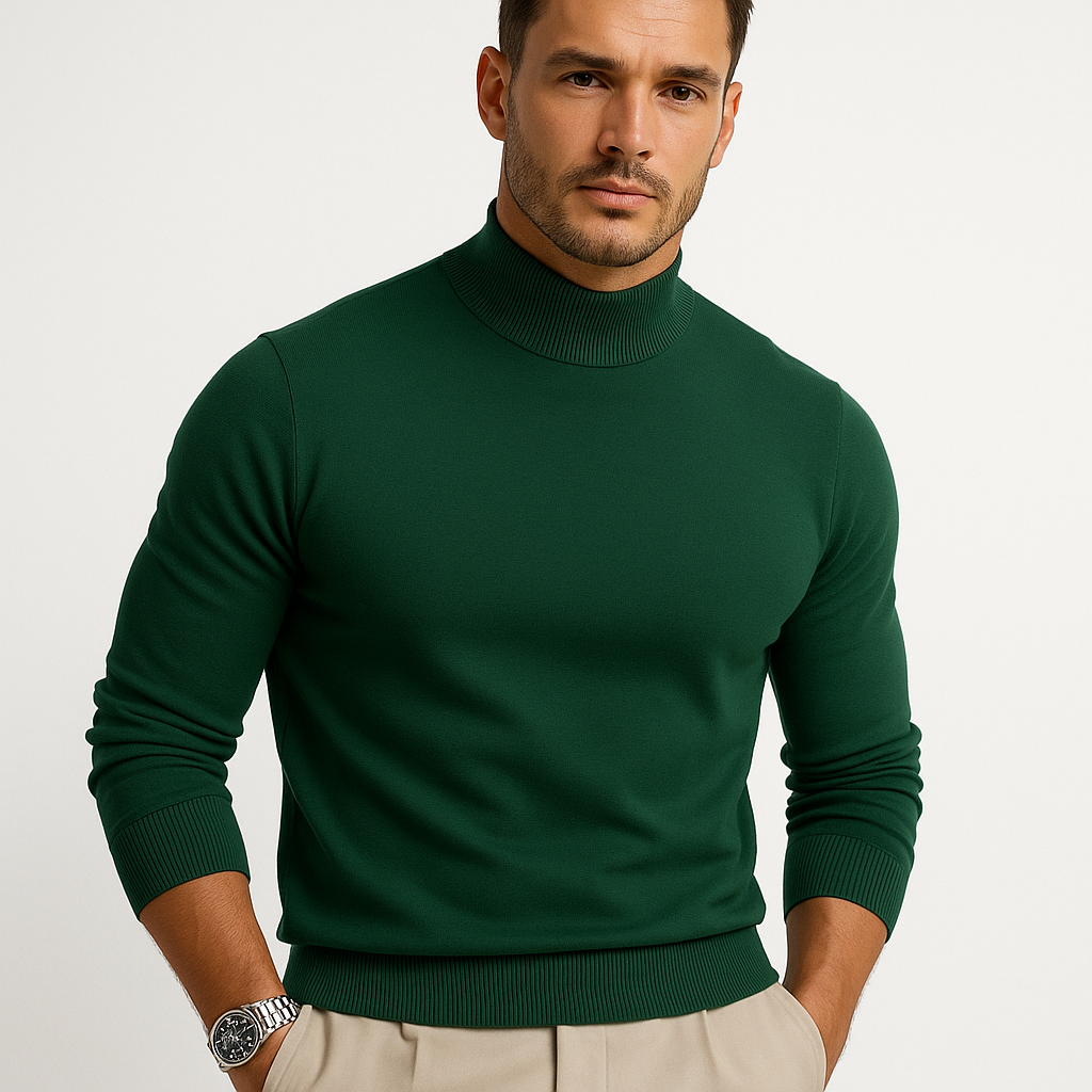 David | Herren Pullover mit Stehkragen