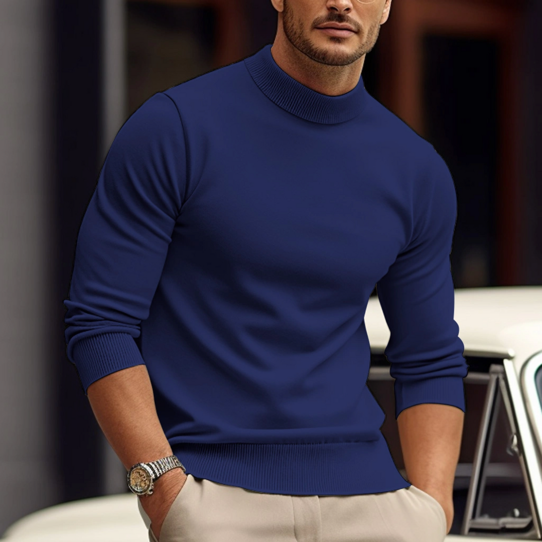 David | Herren Pullover mit Stehkragen