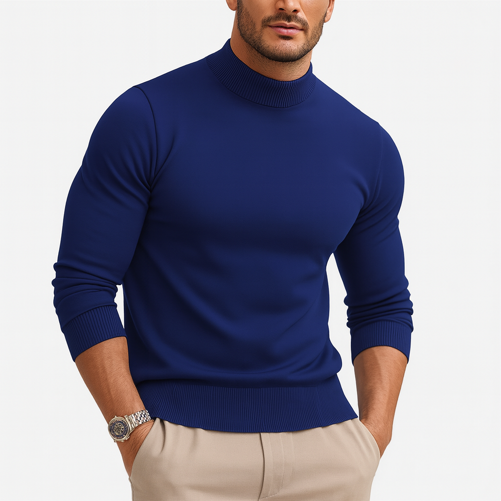 David | Herren Pullover mit Stehkragen