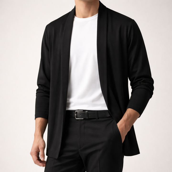 Emil | Herren Offene Strickjacke mit Taschen