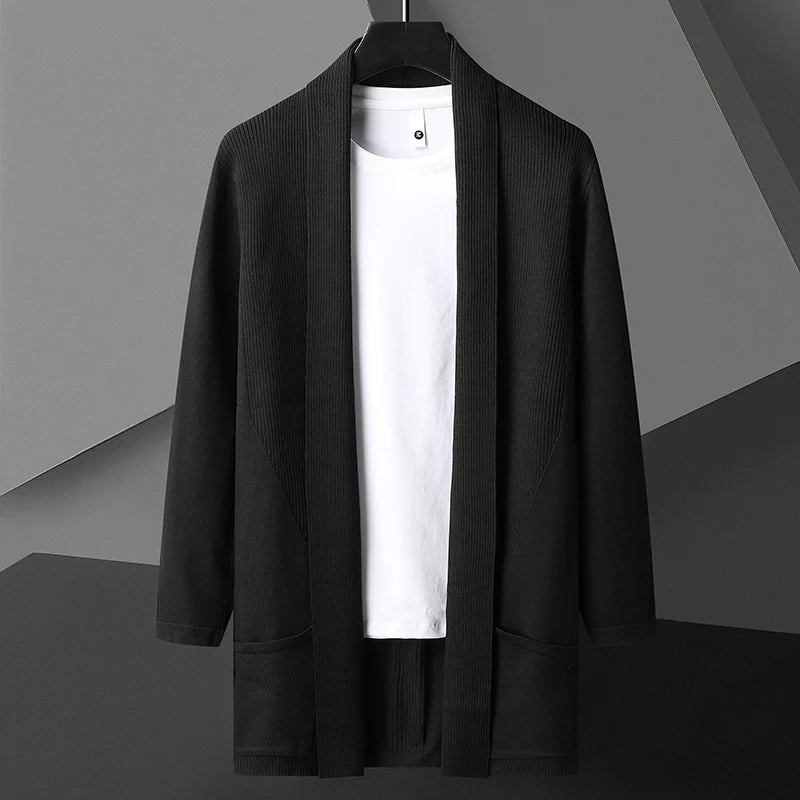 Emil | Herren Offene Strickjacke mit Taschen
