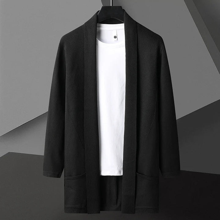 Emil | Herren Offene Strickjacke mit Taschen