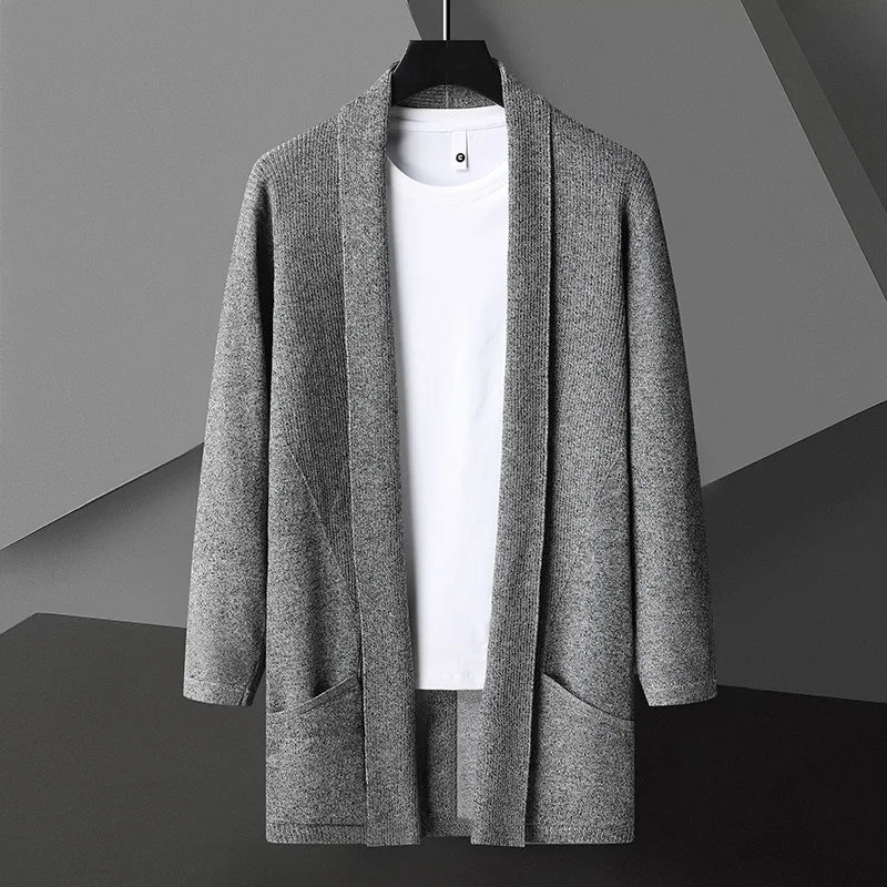 Emil | Herren Offene Strickjacke mit Taschen