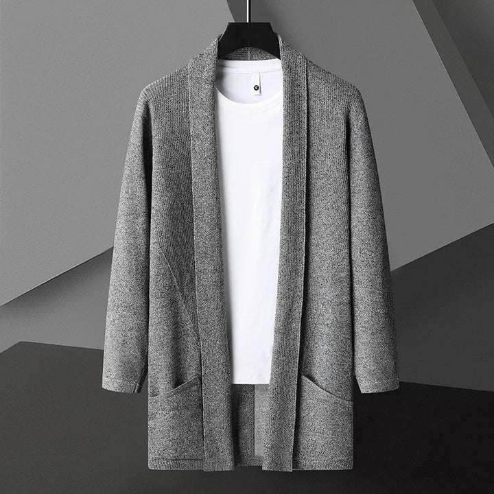 Emil | Herren Offene Strickjacke mit Taschen