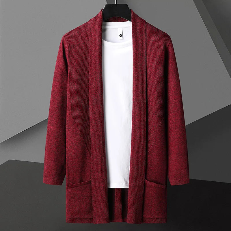 Emil | Herren Offene Strickjacke mit Taschen