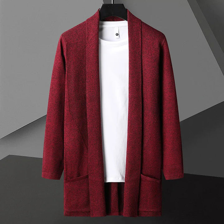 Emil | Herren Offene Strickjacke mit Taschen