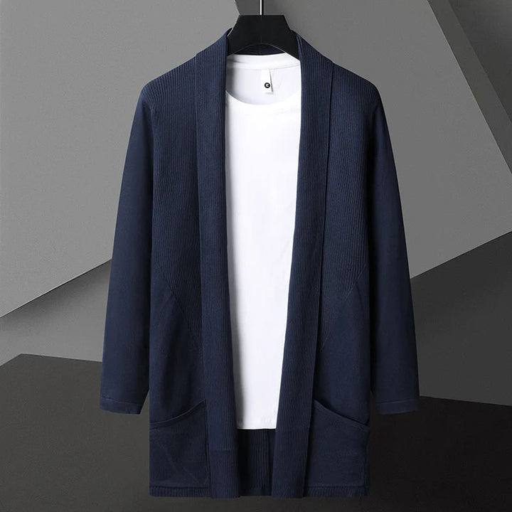 Emil | Herren Offene Strickjacke mit Taschen