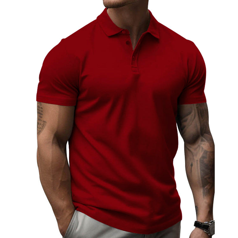 David | Herren Sportliche Passform Kurzarm Polo-Shirt