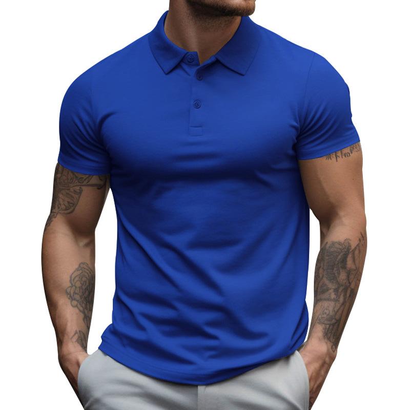 David | Herren Sportliche Passform Kurzarm Polo-Shirt