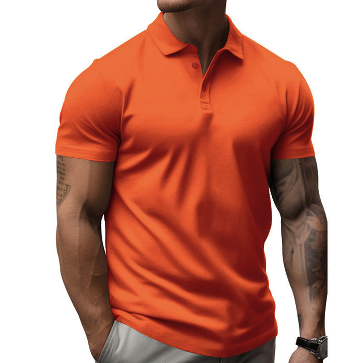 David | Herren Sportliche Passform Kurzarm Polo-Shirt