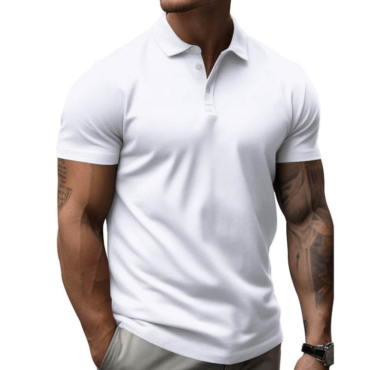 David | Herren Sportliche Passform Kurzarm Polo-Shirt