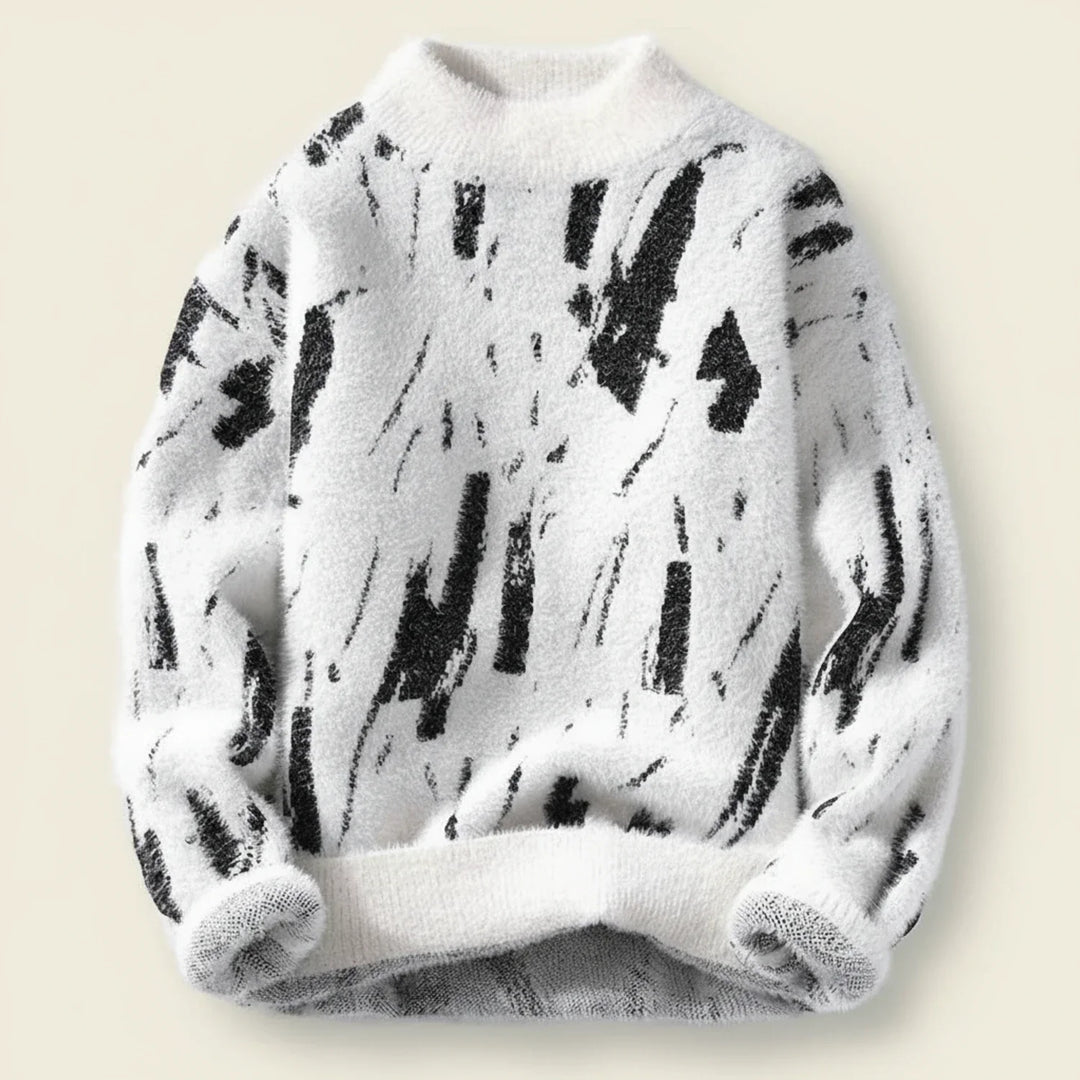 Markus | Herren Strickpullover mit abstraktem Muster