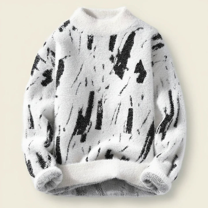 Markus | Herren Strickpullover mit abstraktem Muster