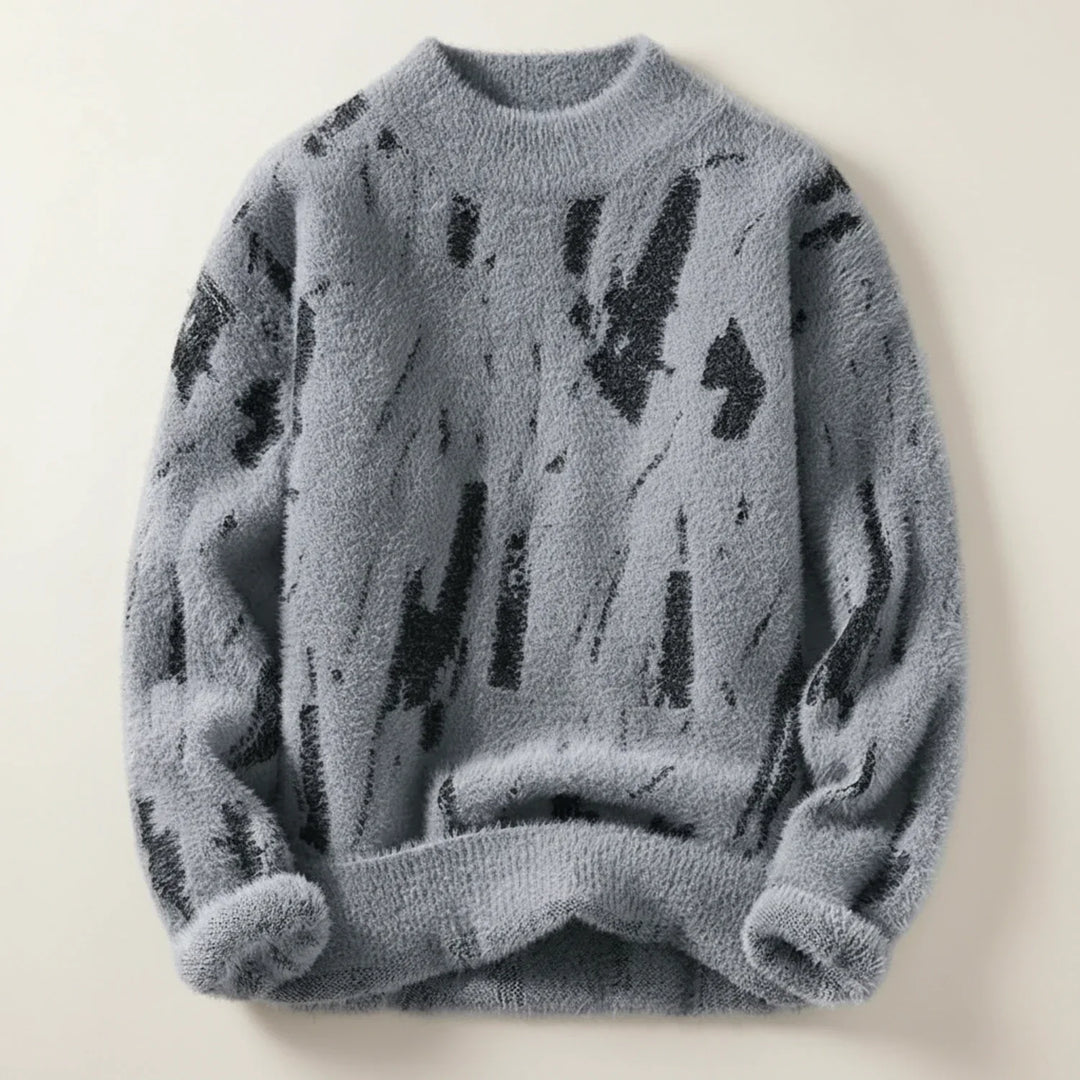 Markus | Herren Strickpullover mit abstraktem Muster