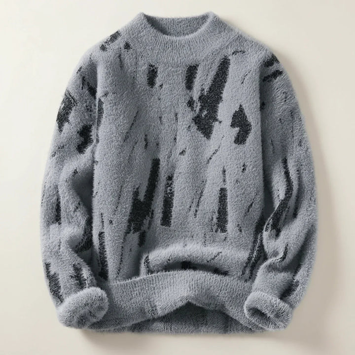 Markus | Herren Strickpullover mit abstraktem Muster