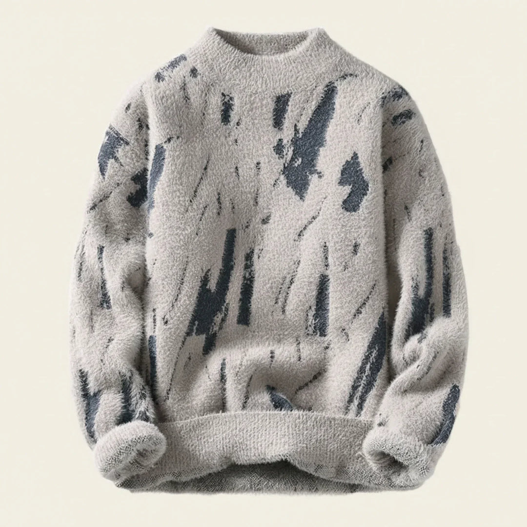 Markus | Herren Strickpullover mit abstraktem Muster