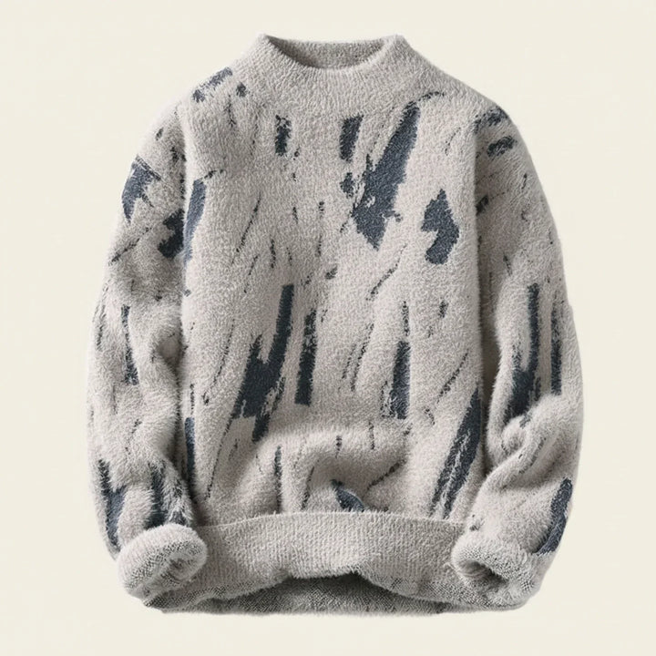 Markus | Herren Strickpullover mit abstraktem Muster