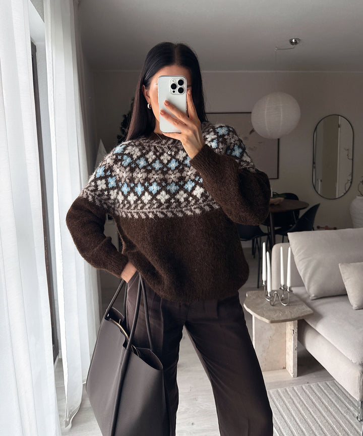Pullover Mista Braun Ladypolitan ♡